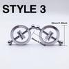 BDSM 1 Pair Metal Nipple Clamps Adjustable Breast Spring Clamps Bondage Sex Slaves Nipple clips Adult Sex Toys For Woman
