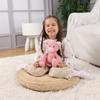 Apricot Lamb Pink Corduroy Pig Plush Toy for Soft and Fluffy Pink Corduroy Pig for Girls and 23cm Kids, Cute, Boys,