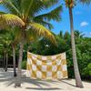 Sunny Checkerboard Quick Drying Bath Towel Microfiber Beach Towel Light Weight Swimming Camping Yoga Beach Out