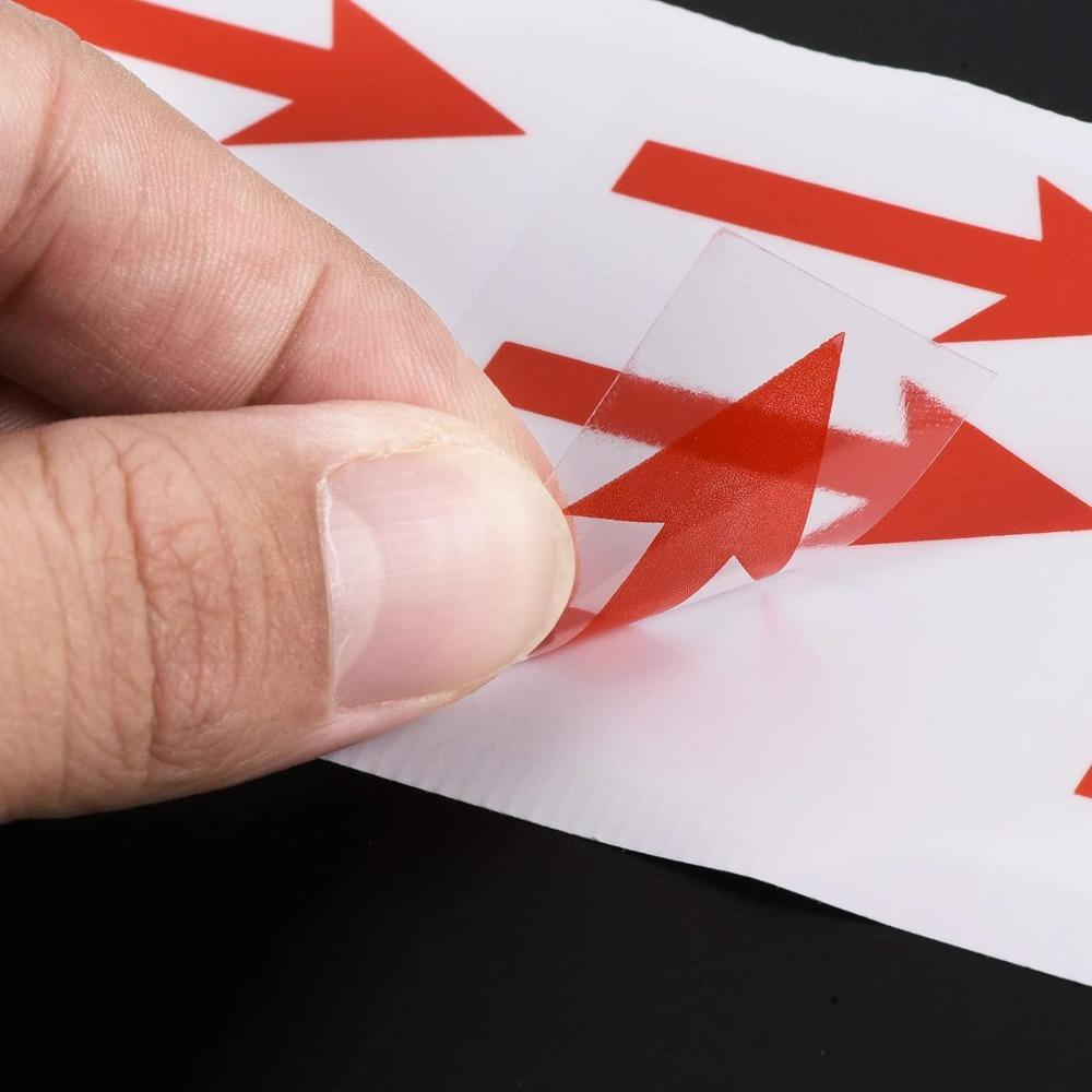 4 Sheet Self-Adhesive Labels Rectangle Arrow Stickers Small   Industrial Work