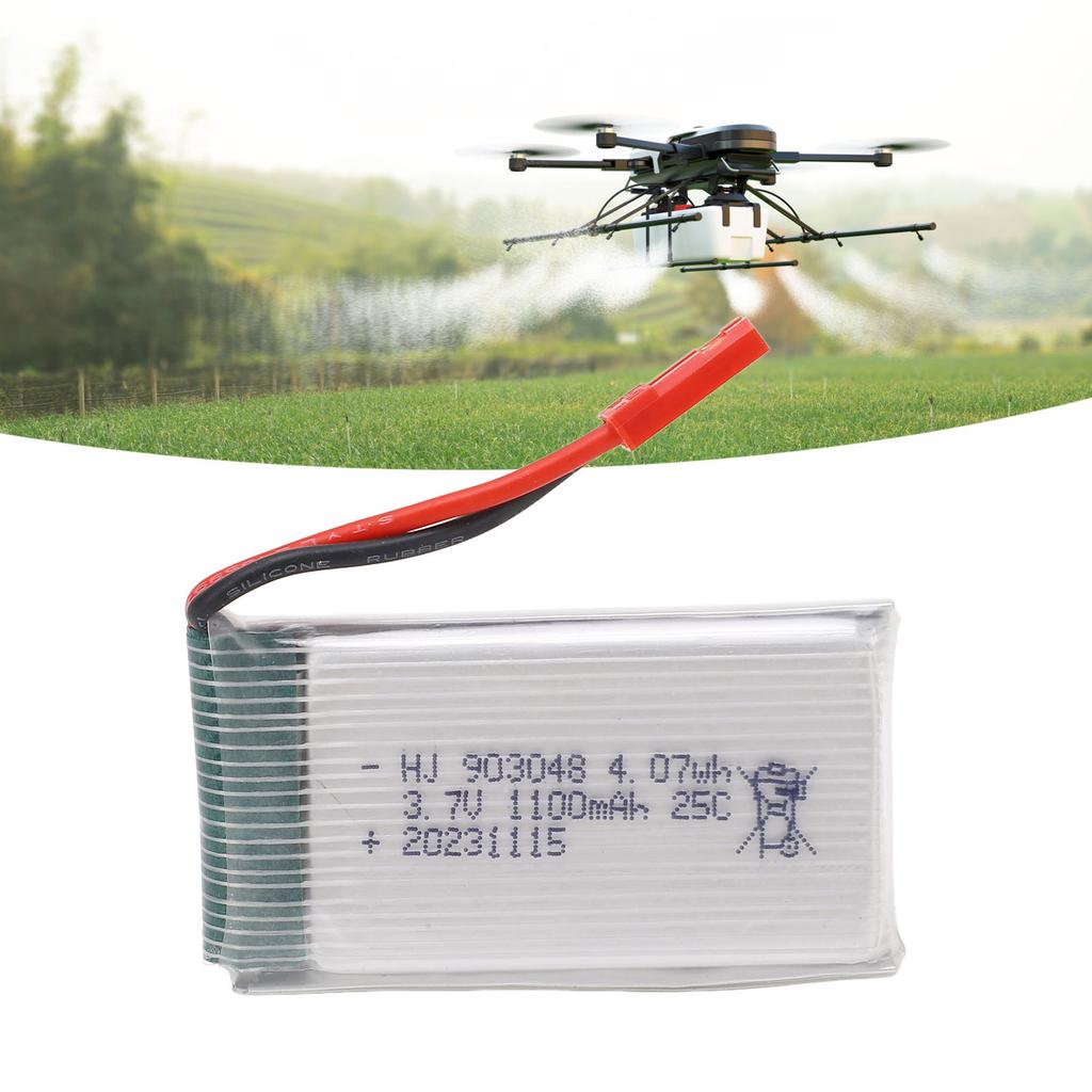 3.7V 1100mAh Lipo Battery Fits for X5SW for H5P RC Quadcopter RC Drone Spare Parts JST Red Plug