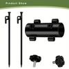 Outdoor camping adjustable canopy pole holder large diameter bracket camping tent canopy accessories strut fixing tube base