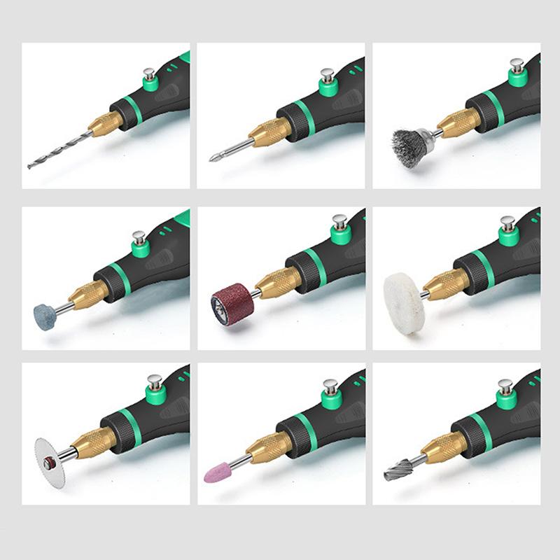 Eu/Us 24Pcs 110-240V Mini Drill Polishing Engraver Pen Grinder Electric Rotary Tool Grinding Machine Miniature Household Tool