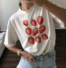 2024 Y2k Women's Clothing T-Shirt Vintage Sexy Top Baby Tee Round Neck Short Sleeve Dark Gothic Print Streetwear Trendy Summer