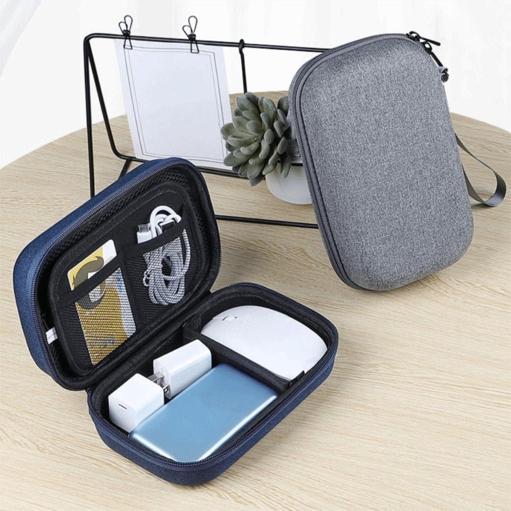 Double Layered Travel Organizer Portable Storage Box Digital Accessories Storage Bag  Outdoor