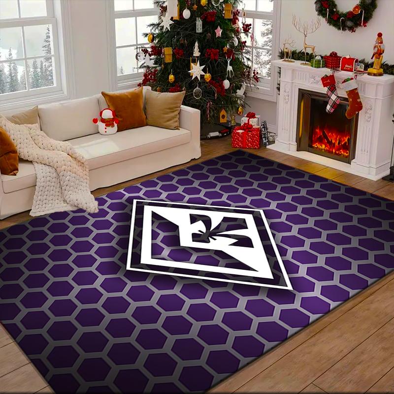 1PC Fiorentina Football Club Rug Game Carpet, Floor Mat for Bedroom Living Room Entryway Rug, Home Decor Idea Gift for Christmas birthday
