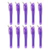 10Pcs Colorful Highlighter with Metal Round Keyring Chisel Tip Marker Pen Quick Drying for Scrapbooking Calendar Journal