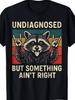 Men'S Funny Raccoon Graphic T-Shirt - Retro Vintage Design Comfort Fit Casual & Sports Wear, Humorous Statement Unisex
