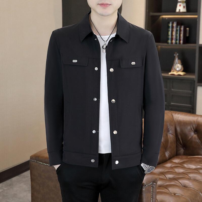 Men's Lightweight Ice Silk Sun Protection Executive Jacket - Perfect for Business Casual