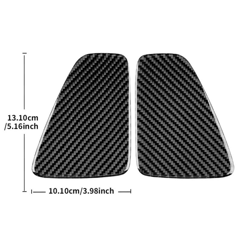 2pcs Rear Lampshade Sticker For Fiat 500 For Abarth 595 695 2017- Rear Tail Light Cover Trim Carbon Fiber Accessories