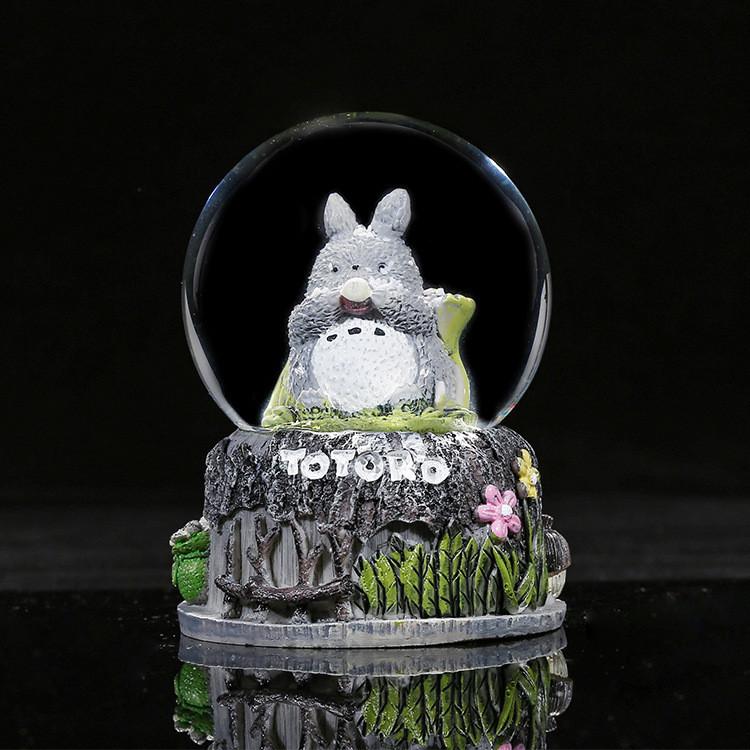 Cute Cartoon Cute Rabbit Sparkling Mini Crystal Ball Night Light Cell Button