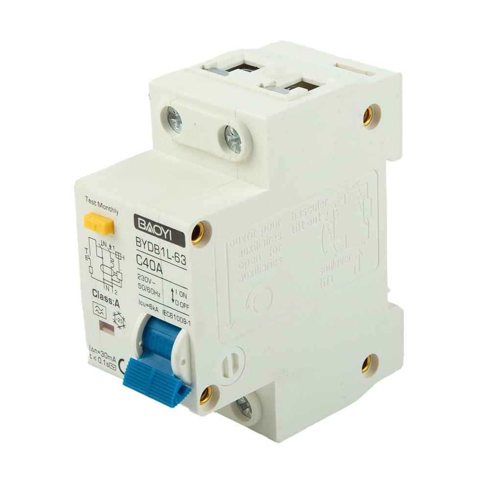 1PC MCB RCCB RCD Type AAC RCBO DPNL Circuit Breaker With 8000 Mechanical Life