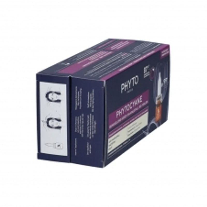 Phyto Cyan Women's Hair Ampoule 3.5mlX12ea (For Thin Hair)