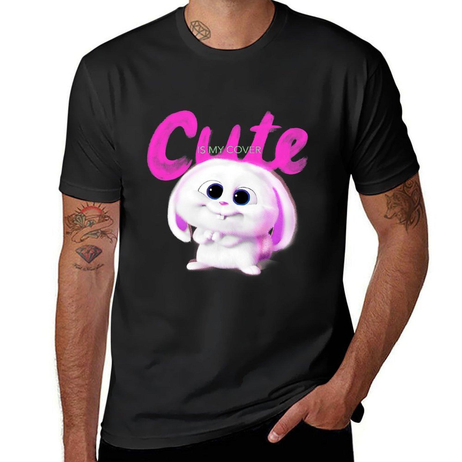 The Secret Life of Pets 2 Snowball Cute Is My Cover T-Shirt plus sizes sweat cute tops sports fans mens graphic t-shirts hip hop S разноцветный