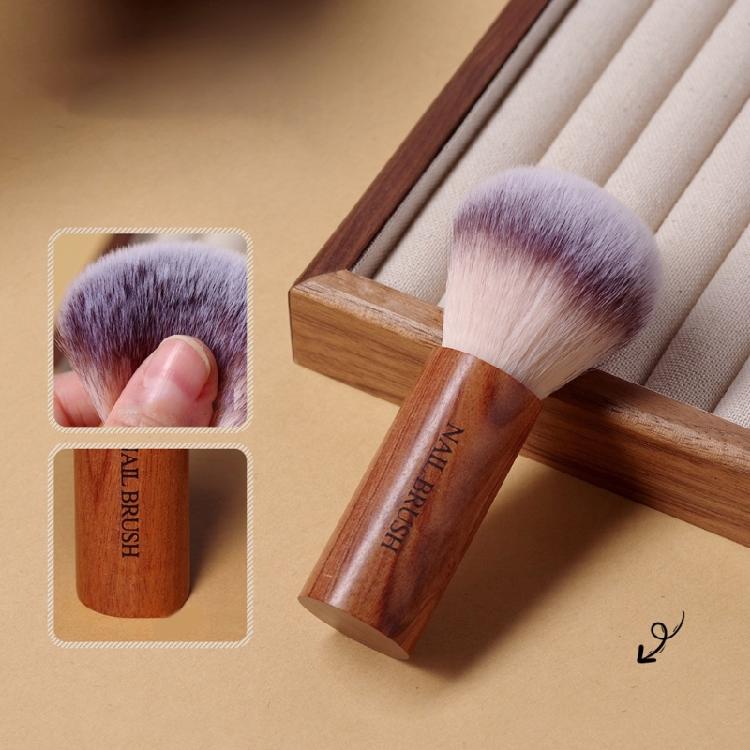 Multifunctional Nails Dust Cleaning Brush With Soft Bristles Loose Powder Brush For Professional And Home Manicure Use