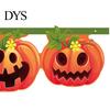 Store Event Decorations Halloween Pumpkin Banner ,Spooky Hanging Garland, Happy Festive Flag Party Decoration for Porch Fence, Photo Setting Backdrop