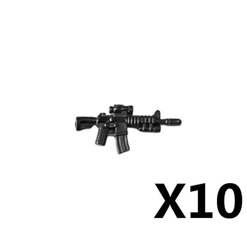 Vojáci Figurky Zbraně Stavebnice Pistole Poposha MP40 Puška AK74 Raketomet Kulka Plamenomet Hračky Dárek T051