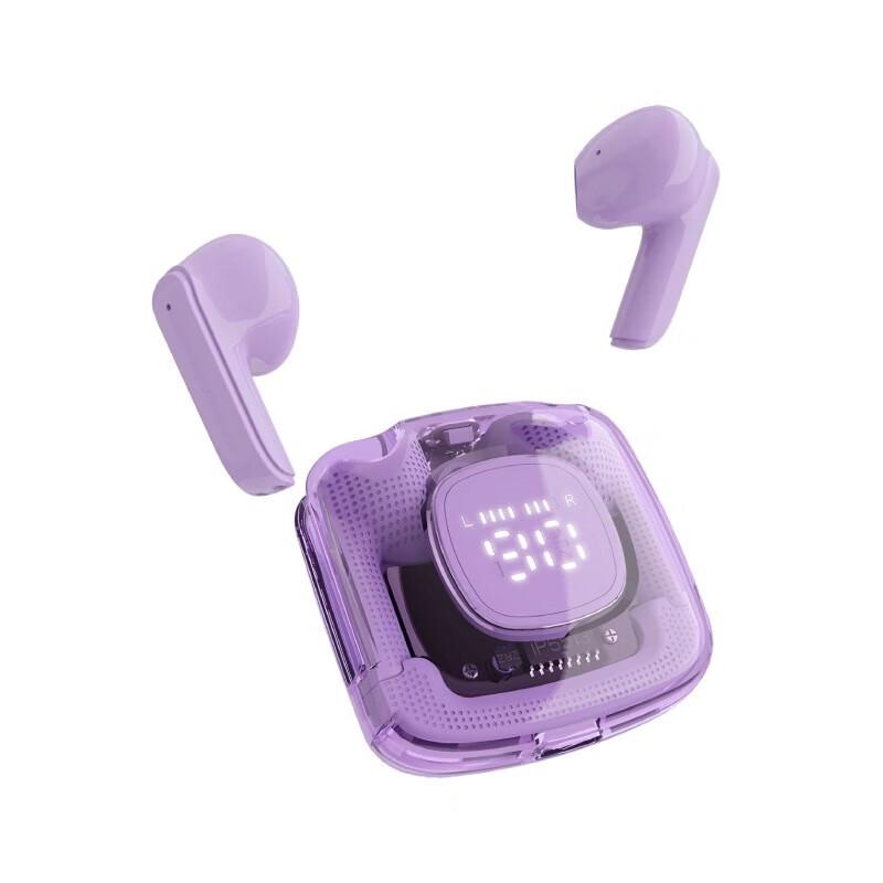 Selance Écouteurs de Gaming ANC Sans Fil Transparents