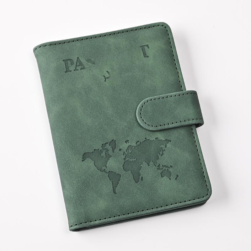 Set Suport Pașaport RFID 2024 și Etichetă de Bagaj cu Cataramă Magnetică