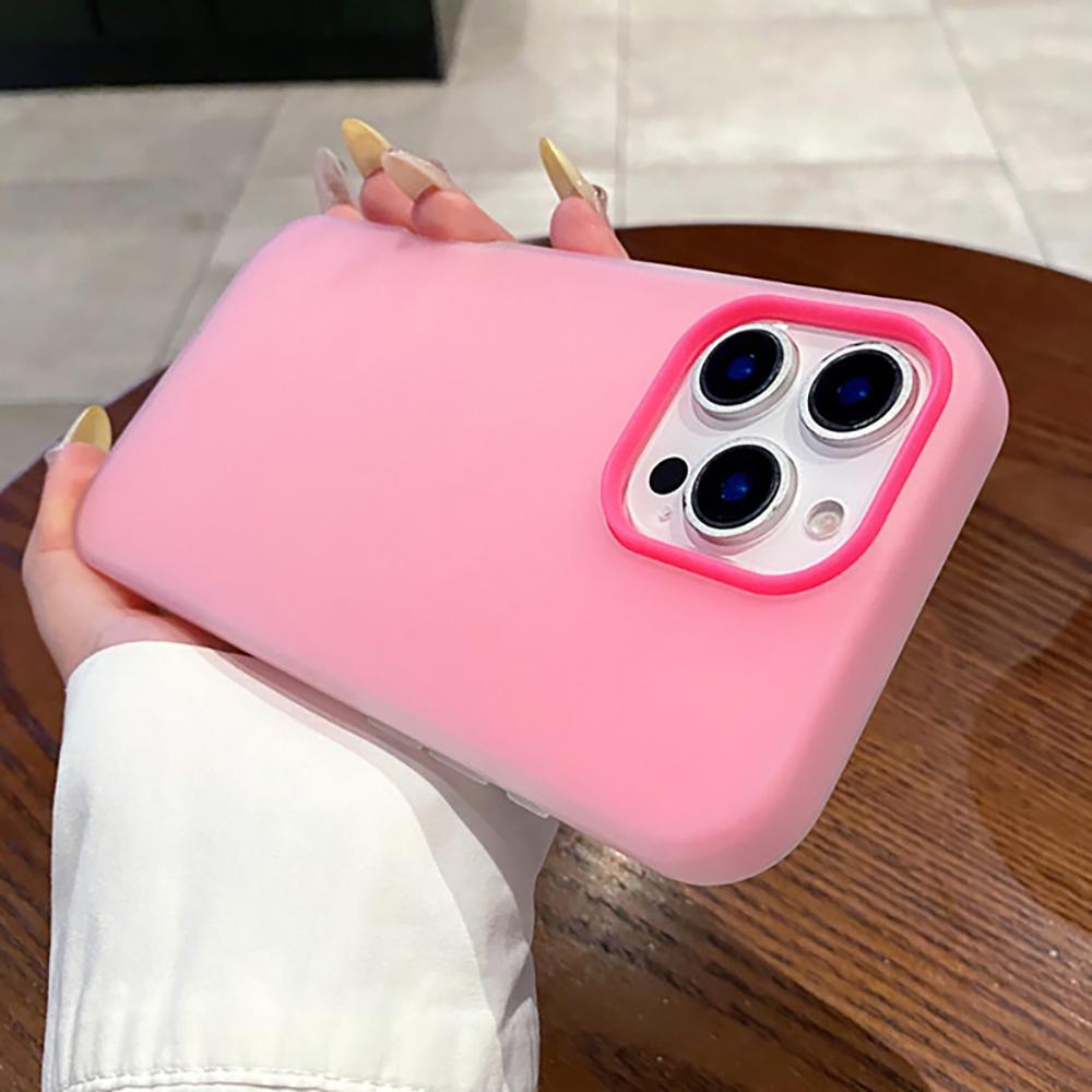 Korean Style Macaron Matte Phone Case For Xiaomi Redmi 15C 14C 13C Note 14 13 12 11 Pro 4G 5G SIlicone Shockproof Soft TPU Cover
