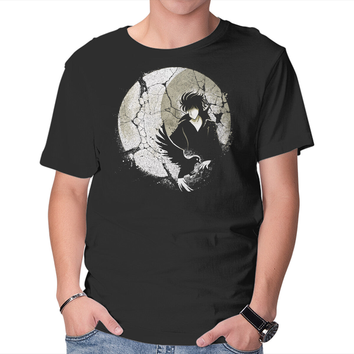Unisex Crew Neck T-Shirt King Of Dreams Graphic Short Sleeve Casual Tee S
