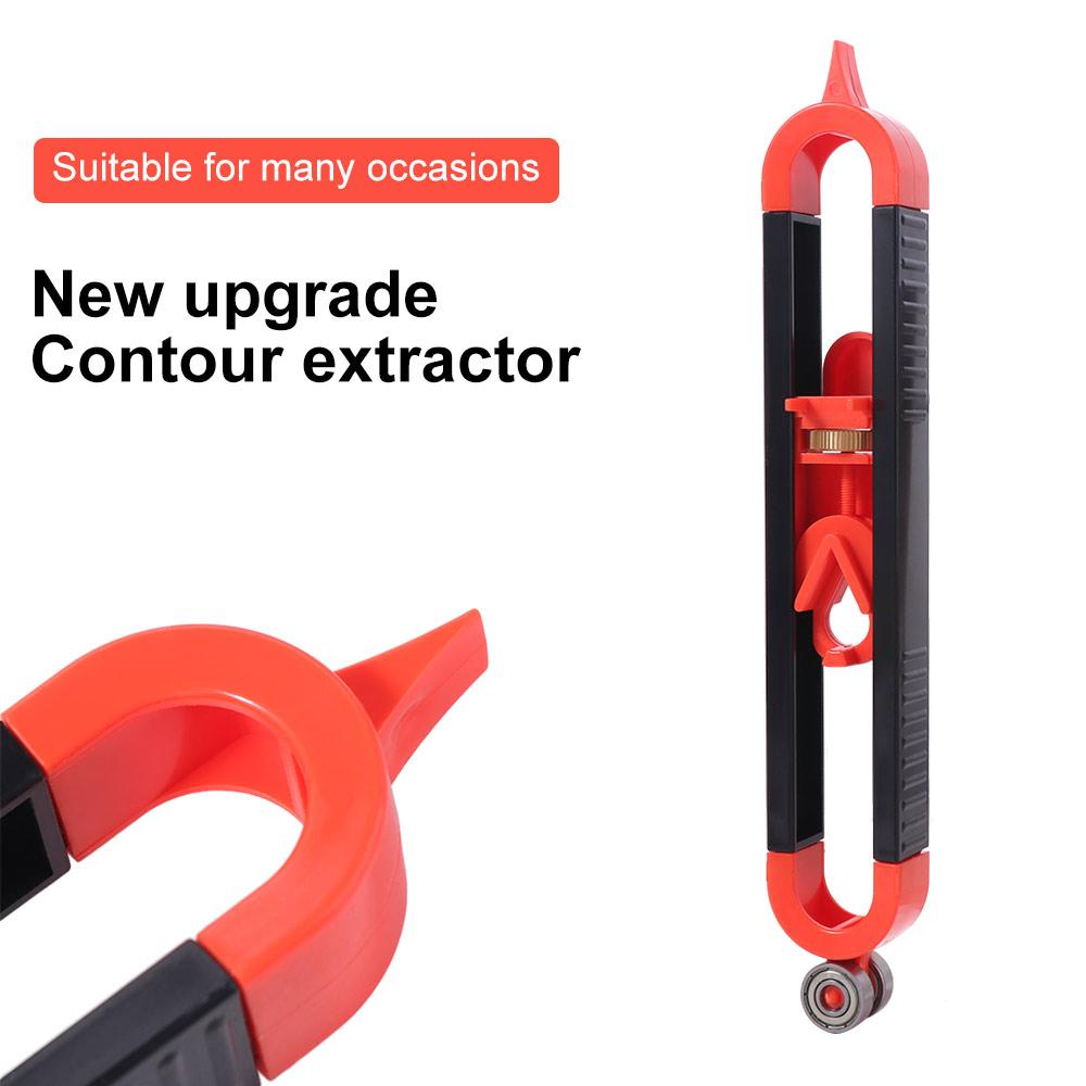 Adjustable Locking Profile Scribing Ruler Precise Irregular Shape Profile Tool  Border Drawing