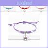 Cartoon Style Gemstone Bracelet For Kids Featuring A Purple Unicorn Pendant