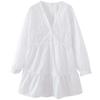 Fashion Style 2024 Spring New Women's Clothing All-Matching Hollow Embroider Poplin Short Dress 2298074 250