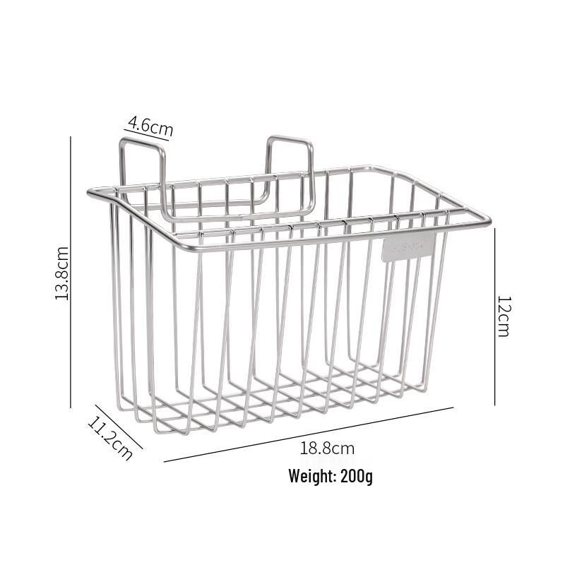 Ruhan Stainless Steel Kitchen Sink Sponge & Dishcloth Holder