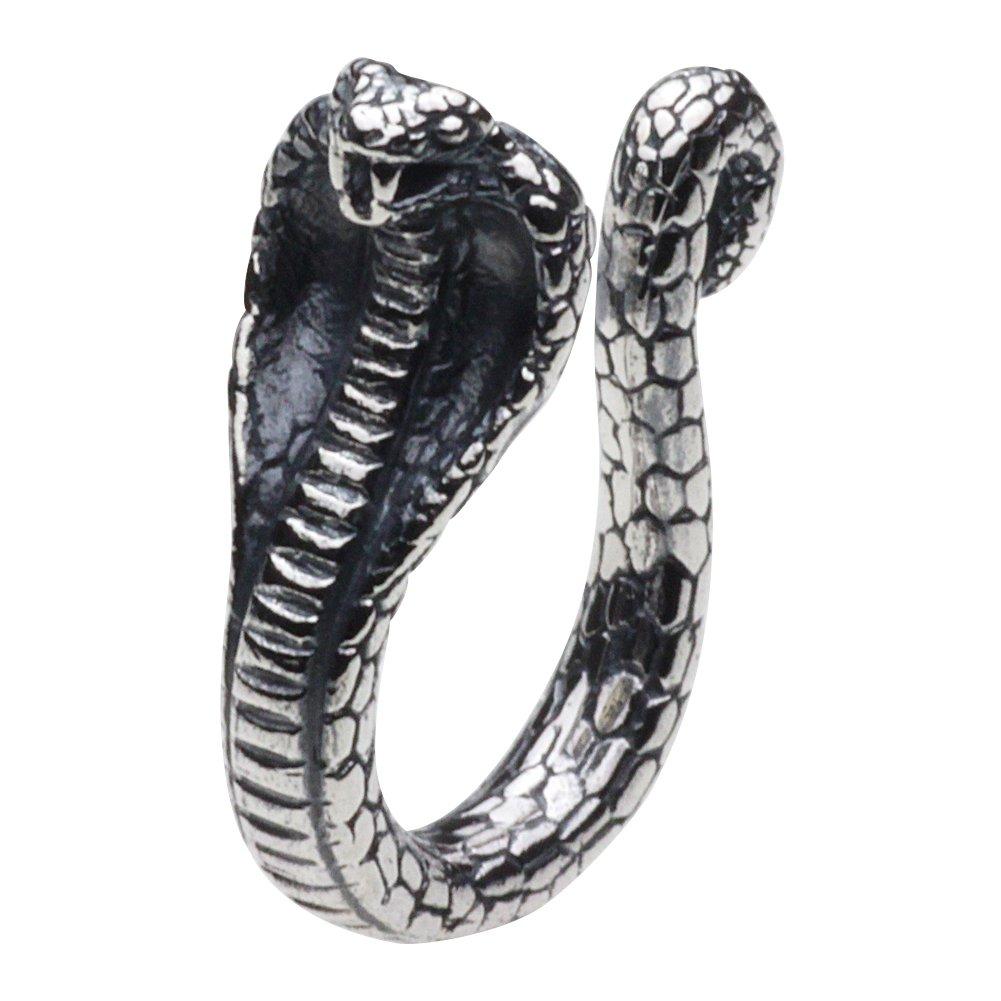 

Серьга-кафф King Cobra 925 пробы из серебра e0175 [Cenote] [Серебряные аксессуары]