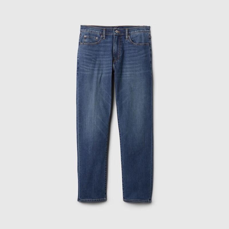GAP Men's Washed Straight-Leg Jeans