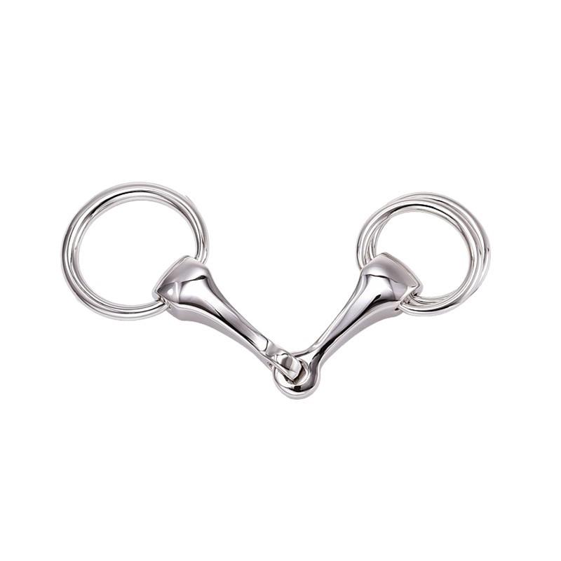 Korean Fashion Rotating Horsebit & Horseshoe Scarf Buckle Accessory