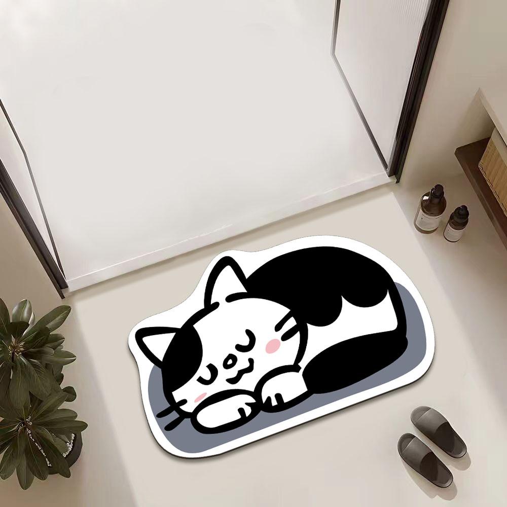 

Милые диатомовые грязевые ванные нескользящие водопоглощающие специальные ванные влагостойкие коврики для ног 40cmx60cm