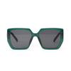 Glasses 3567 Black Frame Large Frame Square Thin Face Covering Sunglasses Women, Retro Color Sunglasses Men