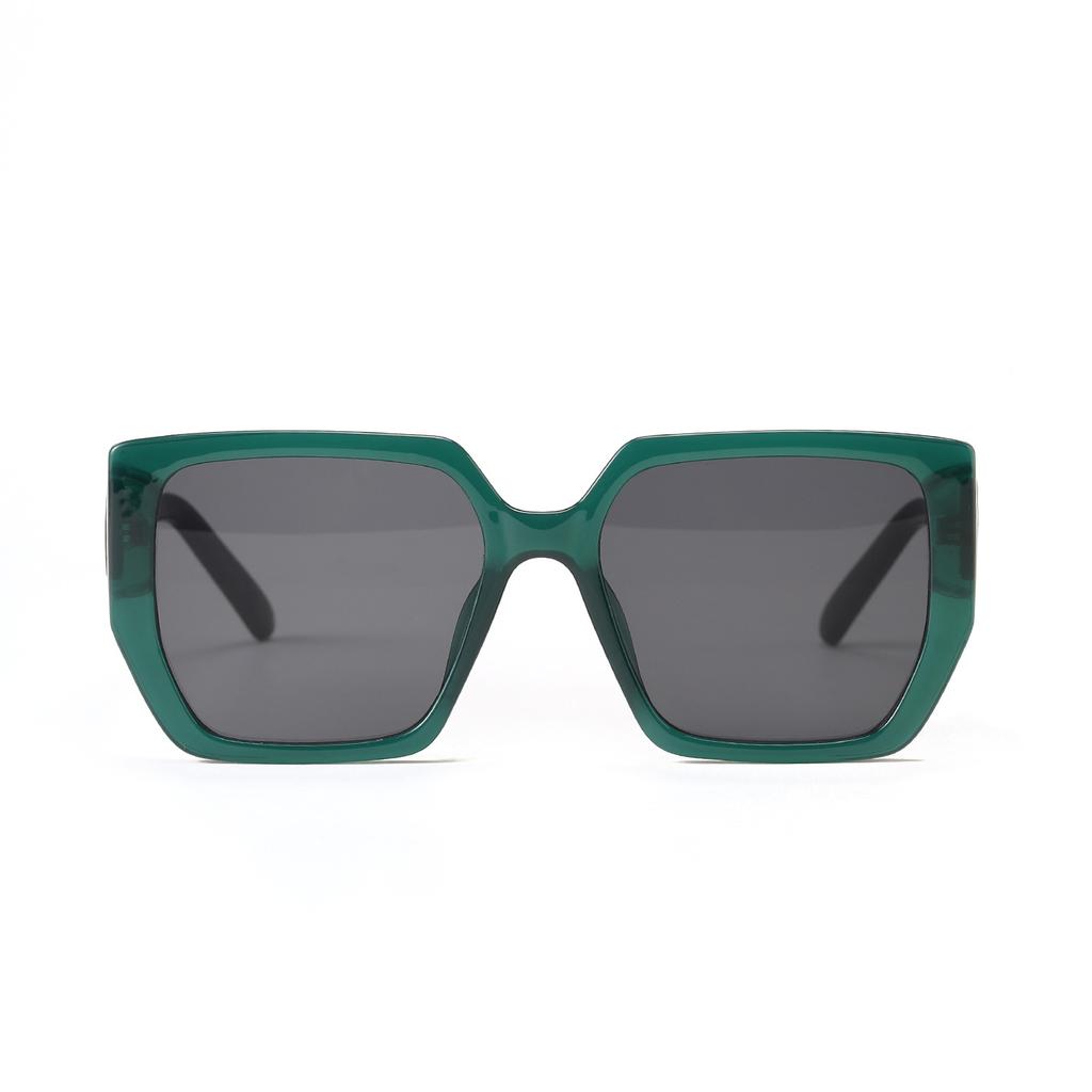 Glasses 3567 Black Frame Large Frame Square Thin Face Covering Sunglasses Women, Retro Color Sunglasses Men