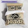 3pcs Custom Name Cartoon Linkin Park Bedding Set Duvet Cover Closure Includes 1 Duvet Cover & 2 Pillowcases for All Seasons Bedroom Decor
