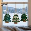 Christmas Gift Bags Tree Shaped with Drawstring Reusable Holiday Fabric Bags Decor Winter Goodie Storage Pouches for Present Wrapping Party Favors