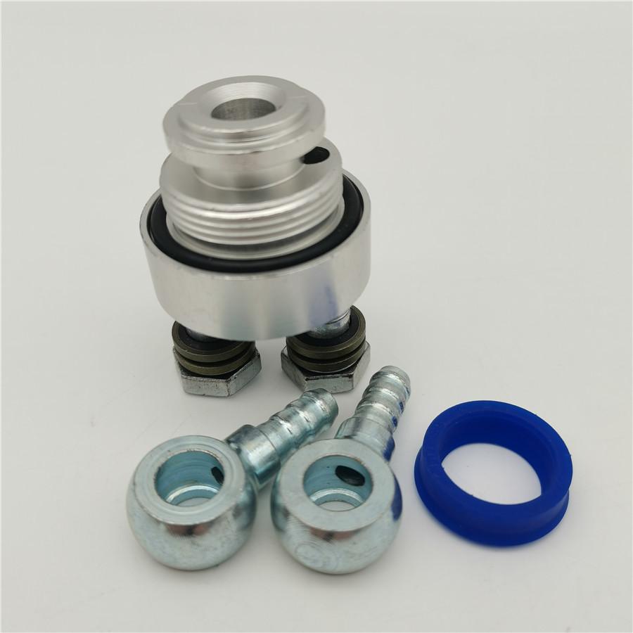 Motorcycle Oil Cooler System Adapter For GY6 100cc 125cc 150cc Scooter Engine