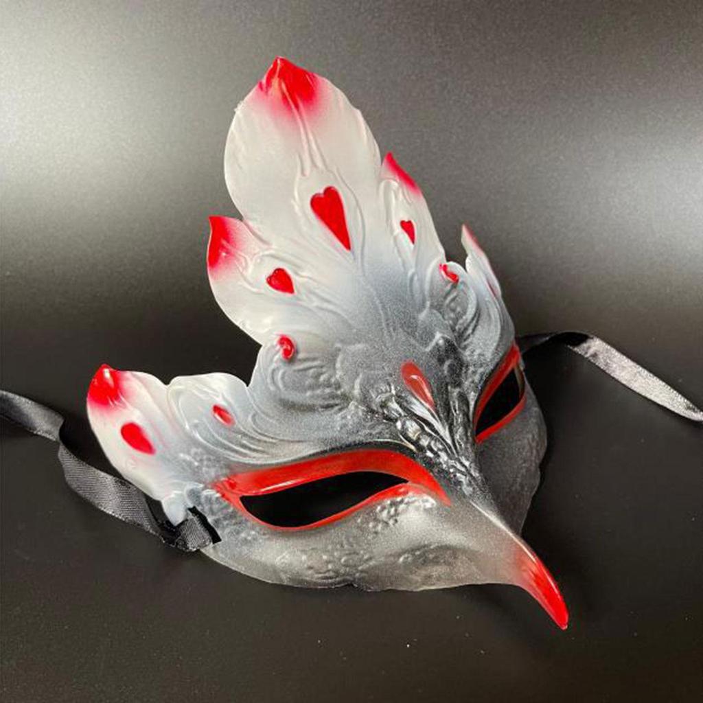Mask Cosplay Nightclub Dressing Up Party Carnival Show with Straps Roles Play Costume