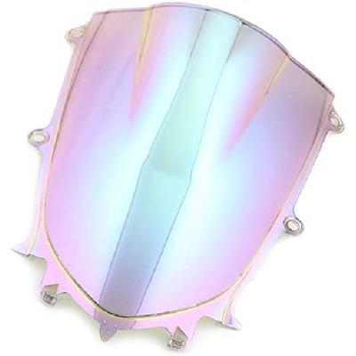Double Bubble Windshield Windscreen for 2017-2018 Yamaha YZF600 R6 YZF 600 YZFR6 (Iridium)
