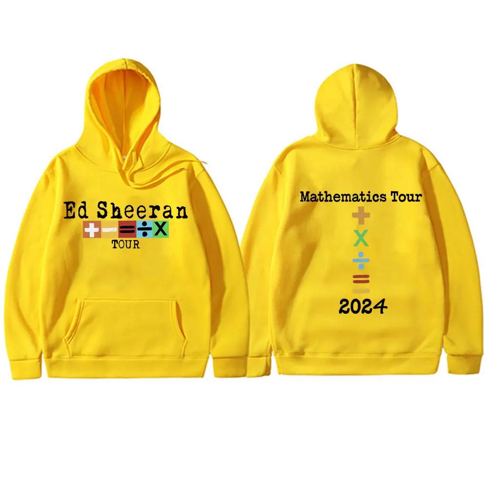Pop Singer Ed Sheeran Concert Tour Mathematics Hoodie Men Women FleeceSweatshirt Men's Hip Hop  Hoodies