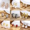 New 925 Sterling Silver AAA Zircon Stud Earrings for Women Fashion Exquisite Student Girlfriend Jewelry Accessories Heart Gift
