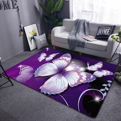 3D motyl kwiat dywan dzieci bawią się dywanik do salonu sypialnia piękny dywan balkon łazienka antypoślizgowa wycieraczka do butów