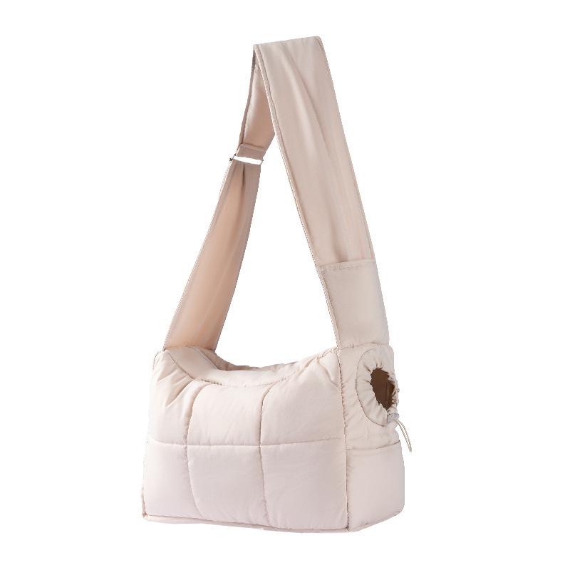 Pet Large Capacity Cat and Dog Shoulder Cross Bag Warm Cat and Dog Bag Pet Travel Bag Pet Carrier