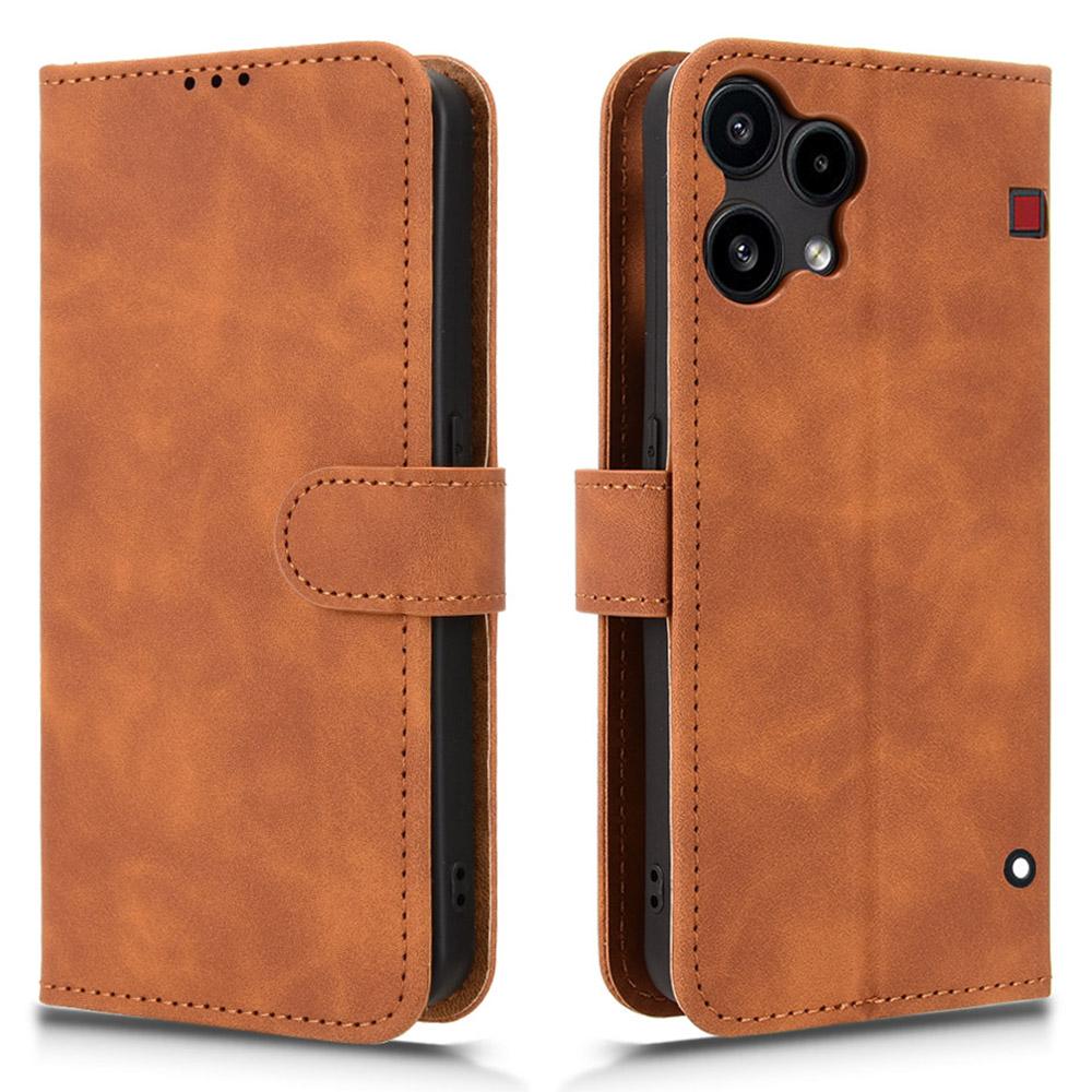 For Nothing Phone (3a) Lite 5G Leather Case Skin Feel Anti Drop Wallet Stand Flip Phone Cover