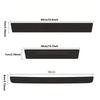 4/5PCS Car Door Sill Strip Carbon Fibre Protective Cover Universal Anti-scratch and Anti-collision Door Decorative Strip Sticker
