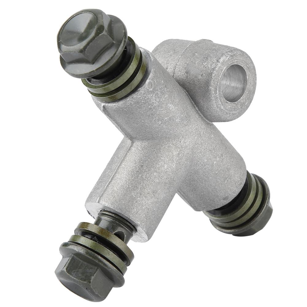 Motorcycle ATV Hydraulic 3 Way Brake Oil Hose Adaptor Pipe Coupling Tee 10mm