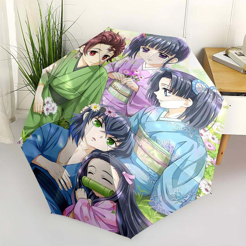 

1pc Anime Characters Automatic Opening Folding Umbrella - 8 Bone Iron Frame, Suitable for Fans, Travel, Daily Use, Gift for Festivals.U057