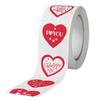 Happy Valentine Day Envelope Stickers Colorful Red Heart Baking Packaging Sticker Wedding Decor Envelopes Seal