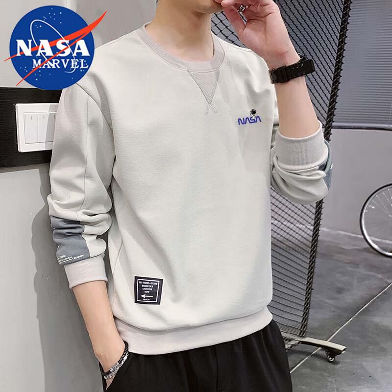 

Мужской повседневный пуловер с круглым вырезом и длинными рукавами NASA MARVEL 3XL